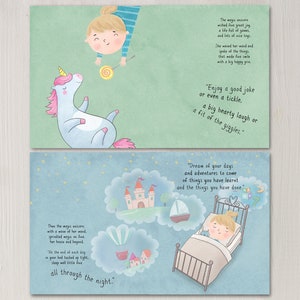 Personalized Unicorn Story Book First 1st Birthday Babies christening gifts Kids and Baby Childrens For Personalised Gift Present Idea image 7