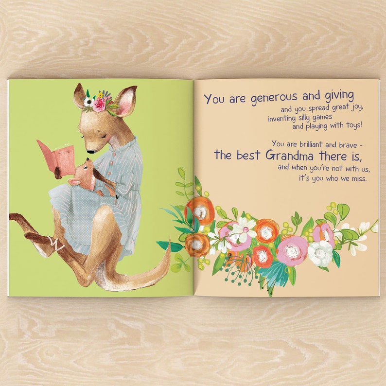 Greatest Grandma in the world Hardcover book from the children Unique gift for Gran, a special gift from the Grandchildren with love image 6