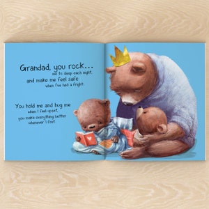 Greatest Grandad in the World storybook Unique Personalized Gift for Grandpa From the Grandchildren with love image 9