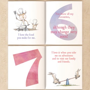 Reasons We Love Mommy Personalised Softcover Book, Unique Mother's Day Gift, Read together children's story 10 things we love about Mum image 8