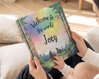 Personalised Welcome to the World Book | New Baby Keepsake | Newborn Gift | New Arrival