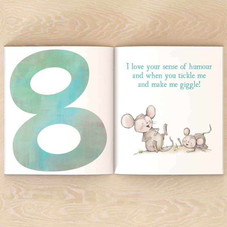 Reasons We Love Mommy Personalised Softcover Book, Unique Mother's Day Gift, Read together children's story 10 things we love about Mum image 9