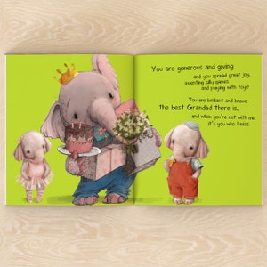 Greatest Grandad in the World storybook Unique Personalized Gift for Grandpa From the Grandchildren with love image 6