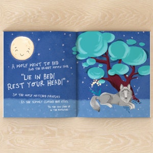 Livre personnalisé pour l'heure du coucher, Fais de beaux rêves, histoire de bien dormir, cadeau de naissance et idée cadeau d'anniversaire pour bébé ou enfant image 6