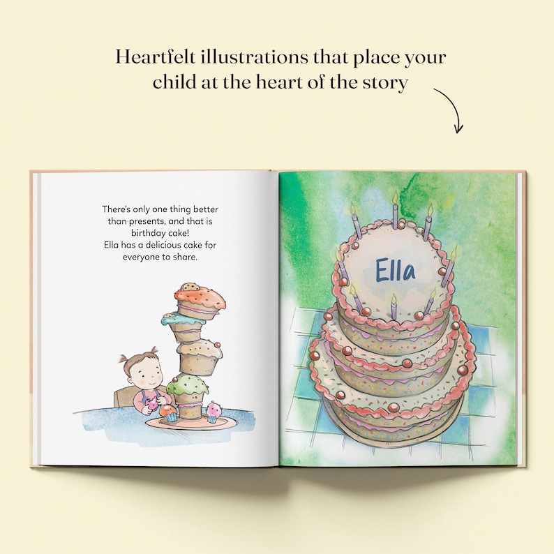 Personalised First Birthday Storybook with Name - Custom Keepsake Gift for Boys & Girls, Perfect 1st Birthday Present for 1-Year-Olds image 15