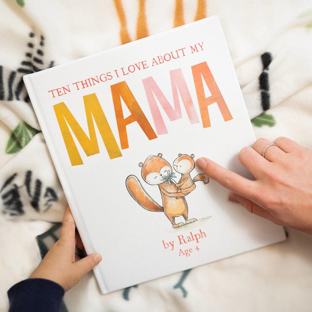 Reasons we love Mummy Book from the Children. Personalised First Mother&#39;s Day, Birthday Present Idea, Unique Keepsake Gift for Mum UK