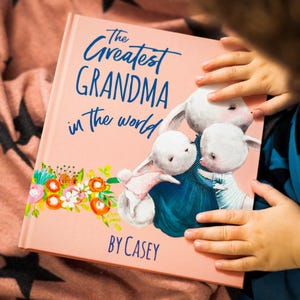 Greatest Grandma Personalised Storybook - Unique Mother’s Gift for Gran, Nana, Nanny, or Granny Heartfelt Keepsake from Grandchildren