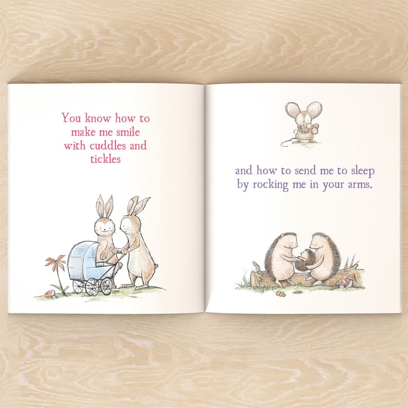 Personalised New Dads Book from baby, A story for my Daddy, First fathers Day gift, Thank you from baby to the best Dad, a very special gift image 6