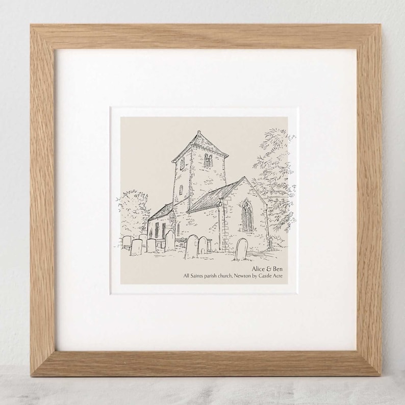 Hand Drawn Bespoke House Sketch Custom Illustration New Home Gift Personalised Art Housewarming Drawing Mother's Day Gift Ideas Presents image 5