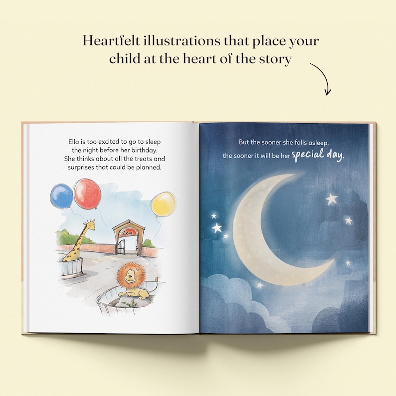 Personalised First Birthday Storybook with Name - Custom Keepsake Gift for Boys & Girls, Perfect 1st Birthday Present for 1-Year-Olds image 11