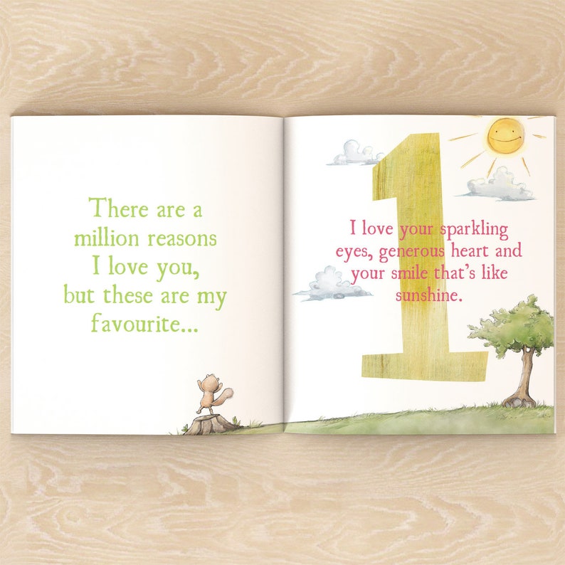 Reasons We Love Mommy Personalised Softcover Book, Unique Mother's Day Gift, Read together children's story 10 things we love about Mum image 4