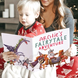 Livre d'histoires de contes de fées personnalisé Premier 1er anniversaire Cadeaux de baptême pour bébés Enfants et bébés Enfants pour Noël Idée cadeau de Noël