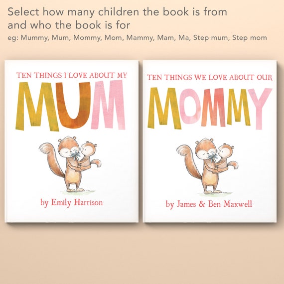 Things I Love about Mom Gift Book