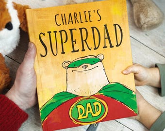 Gepersonaliseerd papaboek – Op maat gemaakt verhalenboek voor vader van kind, cadeau papa, supervadercadeau, Vaderdagcadeau