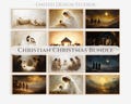 Christmas FRAME TV Art BUNDLE, Christian Frame Tv Art Set, Nativity Tv Art Pack, Christmas Painting Tv Art Download, Jesus Tv Screensaver