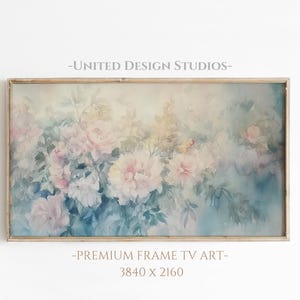 Frühlingsblumen Malerei FRAME TV Kunst, abstraktes Aquarell Blumen Download, Osterrahmen TV Kunst, Sommer Botanischer Bildschirmschoner