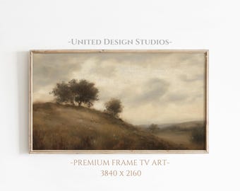 Moody Fall Landscape Painting for Samsung Frame TV (Digital)