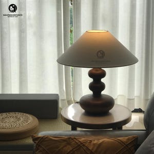 Bedroom Light,Handcrafted Design,Tablelamp,  Bedside Lamp,Table Lamp,Wooden Desk Light,Modern Style,Rustic Wood Base,Office Lamp,Home Decor