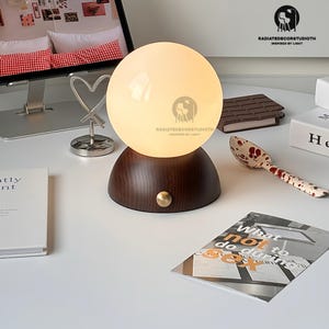 Moondrop Lamp ,Table Lamp,Globe Lamp,Moon Lamp,Wood Lamp, Reclaimed Wood,Table Lamp DISTORTION,Wood Table Lamp,Bedside Lamp,Wooden Lamp