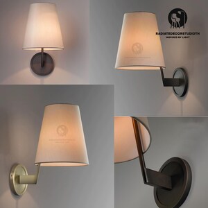 Aplique de pared de latón envejecido, aplique de pared enchufable, aplique de pared, lámpara de pared vintage, aplique de pared para mesita de noche, iluminación de pared, iluminación de pared de latón envejecido