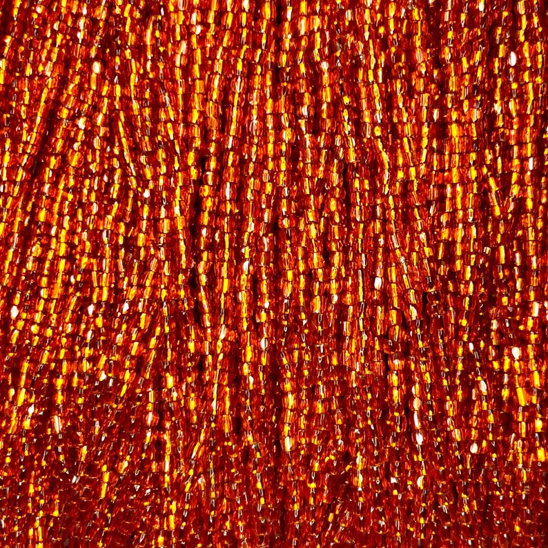 Winter Fire Mix 100 3 Cut Preciosa Seed Beads 5