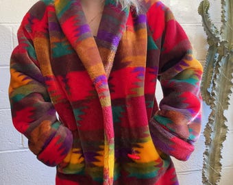 Vintage South West Inspired Multi Color Coat