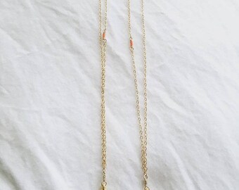 Tiny Gold Hamsa Necklace