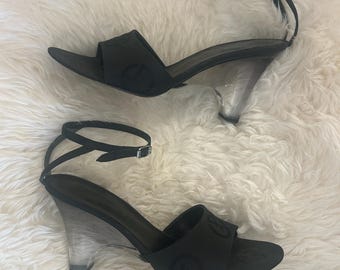 Vintage Giorgio Armani Heels 38 Black