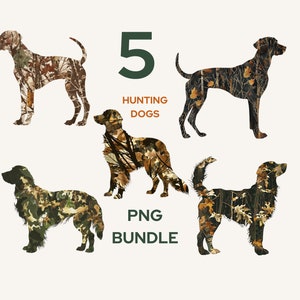 Camo Hunting Dogs PNG, Digital Download BUNDLE, Duck Hunting Sublimation PNG, Hunting Dog Sublimation, Camo Sublimation png, Hunting Dogs