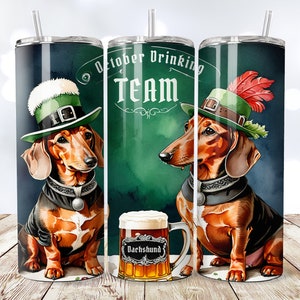 October Beer dog Png, October Beer Festival PNG, SEAMLESS wrap, German beer festival, drinking team png, German dachshund sublimation, Octoberfest, Oktoberfest, Dachshund lover beer lover, German beer festival dog, gift for dachshund owner, dachshund