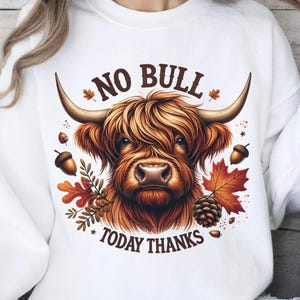 Grumpy Highland Cow PNG, Cranky Coffee Lover Png, Fluffy Cow Grumpy Humor Graphic Sublimation Design, Cow Lover Png, Funny Highland Cow
