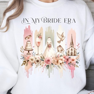 Sublimation de l'ère de ma mariée PNG, chemise de la mariée Png, EVJF PNG, cadeau de douche nuptiale, future mariée PNG, chemise de mariage png, coup de pinceau