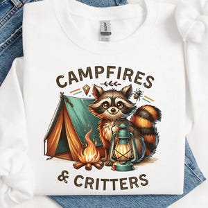 Noches de camping divertidas PNG, camiseta de camping PNG, camiseta de camping familiar PNG, diseño de sublimación de camping, autocaravana al aire libre, descarga digital instantánea