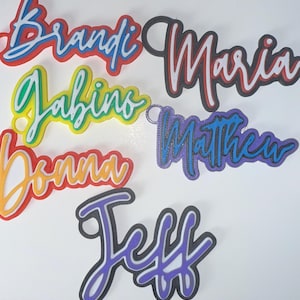 Custom 3D Printed Keychain-Custom Key Chain- Name Keychain- Custom Name Key Chain- Backpack Tag