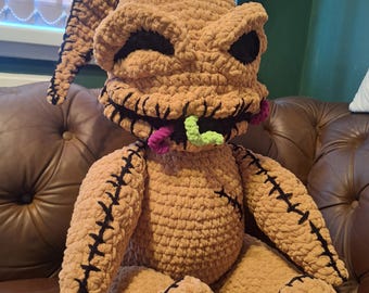 JUMBO Grubby Gambling Oogie Man / Crochet Plush Collectable Doll