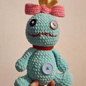 Cute Crochet Stitches Voodoo Doll Plushie image 1