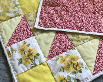 Handmade Upcycled Baby Quilt