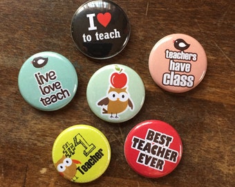 Teachers Rule MAGNETS set of 6