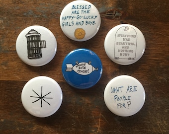 Botones Vonnegut de 1 pulgada