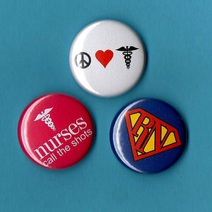 NURSES buttons u pick any 6