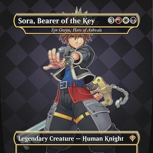 Sora, Bearer of the Key [Proxy / Orica] – Magic the Gathering Kingdom Hearts Inspired -  Fan-Made TCG for Casual Play
