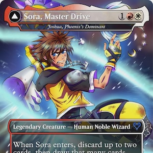 Sora, Master Drive / Sora and Genie [Proxy / Orica] – Magic the Gathering Kingdom Hearts Inspired -  Fan-Made TCG for Casual Play