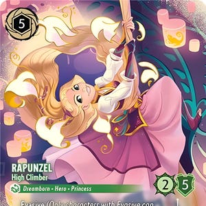 Rapunzel - High Kletterer (Verzaubert) - Reich von Dschafar (8) Lorcana Proxy Karten - Spielfertige Proxys für Gelegenheitsspiel & Sammler
