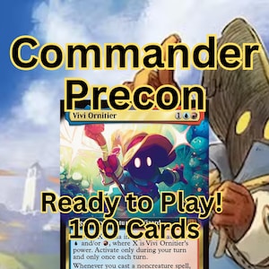 Vivi Ornitier Precon Proxy Commander Deck – 100 Card  | MTG Orica | Choose Your Deck Print | Holo or Non-Holo Options