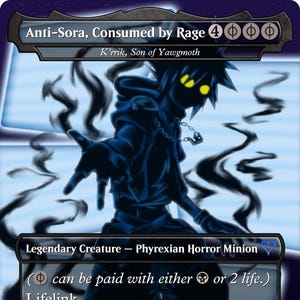 Anti-Sora, Consumed by Rage [Proxy / Orica] – Magic the Gathering Kingdom Hearts Inspired -  Fan-Made TCG for Casual Play