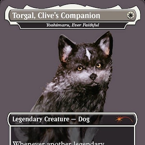 Torgal, Clive&#39;s Companion [Proxy / Orica] –  Magic the Gathering Final Fantasy -  Fan-Made TCG for Casual Play