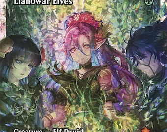 Llanowar Elves [Proxy / Orica] – Magic the Gathering Foundations - Von Fans erstelltes TKG für Casual Play