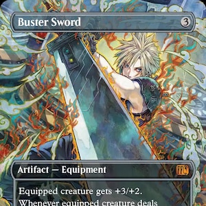 Buster Sword [Proxy / Orica] –  Magic the Gathering Final Fantasy -  Fan-Made TCG for Casual Play