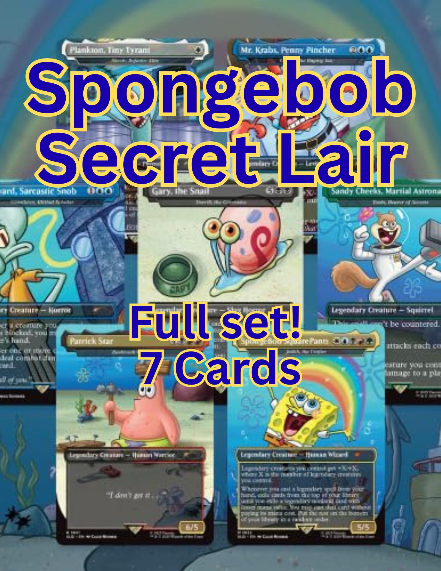 MTG 沼4枚、山3枚、島3枚（フルアート） SpongeBob 英 合計10枚 MTG 森（フルアート） SpongeBob 英 数量変更可 - メルカリ