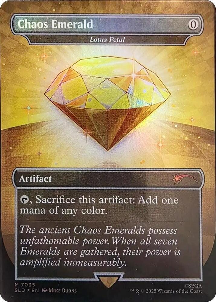 マジック：ザ・ギャザリング Chaos Emerald MTG Sonic《Chaos Emerald》Foil - メルカリ